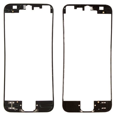 Рамка (основа) крепления дисплея Apple iPhone 5, черная, Original (PRC)