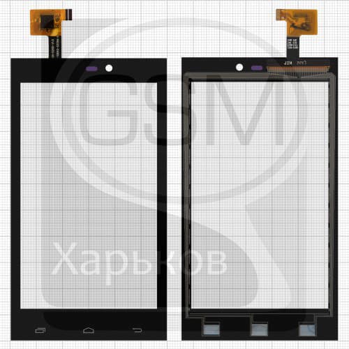 Тачскрин Gigabyte GSmart Roma R2, черный | оригинал | сенсорное стекло, экран