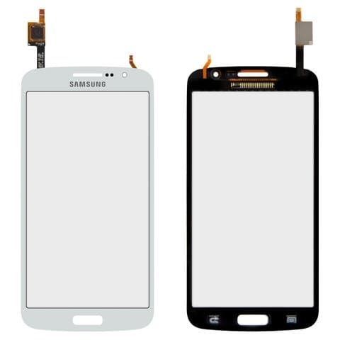 Тачскрин Samsung SM-G7102 Galaxy Grand 2 Duos, SM-G7105 Galaxy Grand 2, SM-G7106 Galaxy Grand 2 Duos, білий | Original (PRC) | сенсорное стекло, экран