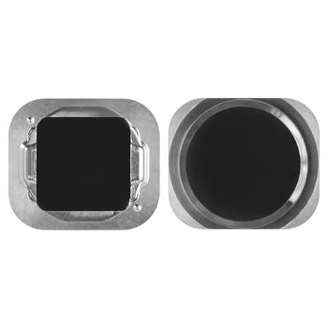 Пластик кнопки HOME Apple iPhone 5S, iPhone SE, черный