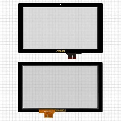 Тачскрин Asus VivoBook Q200E, VivoBook S200, VivoBook S200E, VivoBook X200, VivoBook X202E, чорний | Original (PRC) | сенсорное стекло, экран