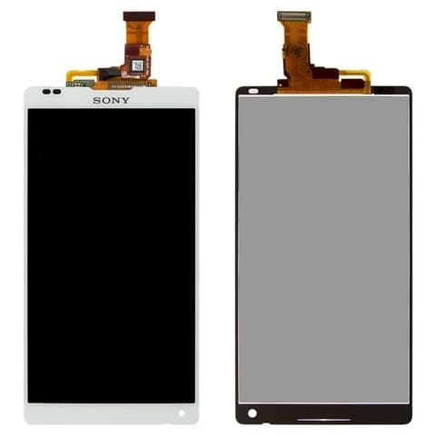 Дисплей Sony C6502 L35h Xperia ZL, C6503 L35i Xperia ZL, C6506 Xperia ZL, білий | з тачскріном | Original (PRC) | дисплейный модуль, экран