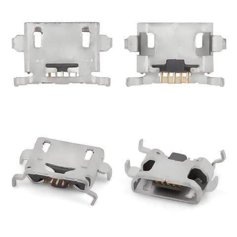Коннектор зарядки ZTE Blade L3, Sony C2104 S36 Xperia L, C2105 S36h Xperia L, ST23i Xperia Miro, ST26i Xperia J, 5 pin, micro-USB, (гнездо, разъем, слот)