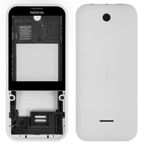 Корпус Nokia 225 Dual Sim, білий, Original (PRC), (панель, панели)