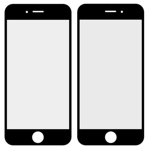 Стекло дисплея Apple iPhone 6, черное | стекло тачскрина