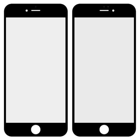 Стекло дисплея Apple iPhone 6 Plus, черное | стекло тачскрина
