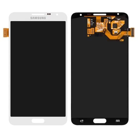 Дисплей Samsung SM-N7502 Galaxy Note 3 Neo Duos, SM-N7505 Note 3 Neo Duos, білий | з тачскріном | Original (PRC) | дисплейный модуль, экран