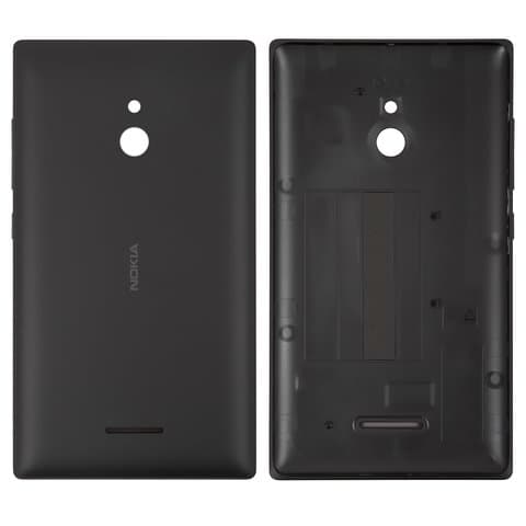 Задняя крышка Nokia XL Dual Sim, черная, с боковыми кнопками, Original (PRC) | корпус, панель аккумулятора, АКБ, батареи