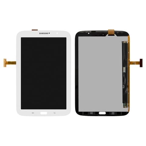Дисплей Samsung GT-N5100 Galaxy Note 8.0, GT-N5110 Galaxy Note 8.0, белый | с тачскрином | Original (PRC), версия Wi-Fi | дисплейный модуль, экран