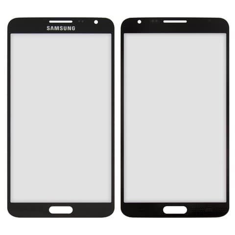 Стекло дисплея Samsung SM-N7502 Galaxy Note 3 Neo Duos, черное | стекло тачскрина