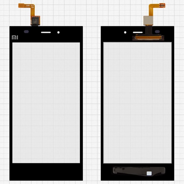 Тачскрин Xiaomi Mi 3, черный | оригинал | сенсорное стекло, экран