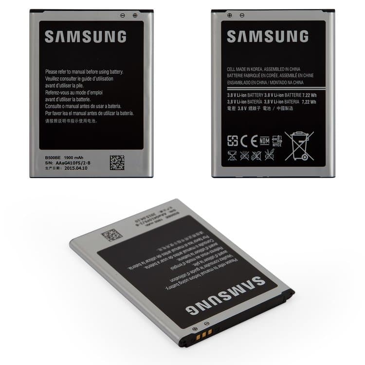Аккумулятор Samsung GT-i9190 Galaxy S4 Mini, GT-i9192 Galaxy S4 Mini Duos, GT-i9195 Galaxy S4 mini, B500AE, B500BE, B500BU, оригинал | 3-12 мес. гарантии | АКБ, батарея