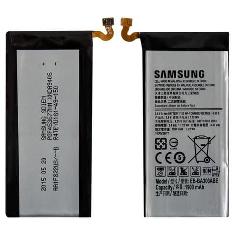 Акумулятор Samsung SM-A300 Galaxy A3, EB-BA300ABE, Original (PRC) | 3-12 міс. гарантії | АКБ, батарея, аккумулятор