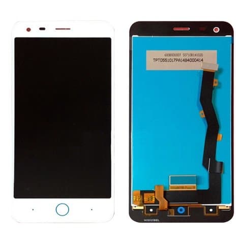 Дисплей ZTE Blade S6 Plus, черный | с тачскрином | Original (PRC) | дисплейный модуль, экран, монитор