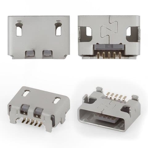 Коннектор зарядки Lenovo K900, K910 Vibe Z, 5 pin, micro-USB, (гнездо, разъем, слот)