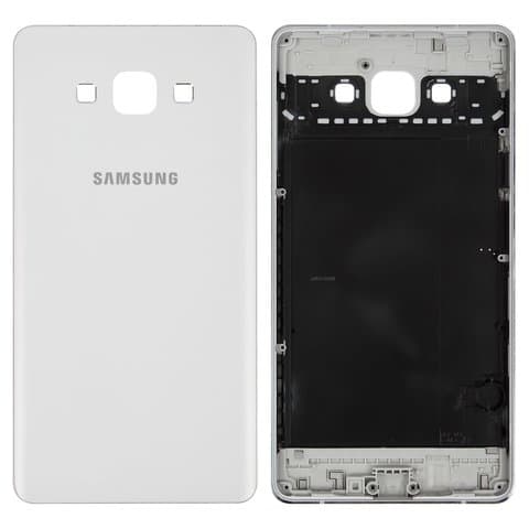 Задняя крышка Samsung SM-A700 Galaxy A7, белая, Original (PRC) | корпус, панель аккумулятора, АКБ, батареи