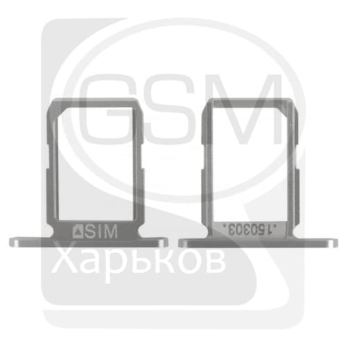 Держатель (лоток) SIM-карты Samsung SM-G920F Galaxy S6, белый, Original (PRC)