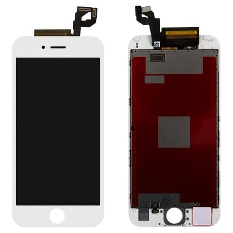Дисплей Apple iPhone 6S, белый | с тачскрином | Original (PRC) | дисплейный модуль, экран, монитор