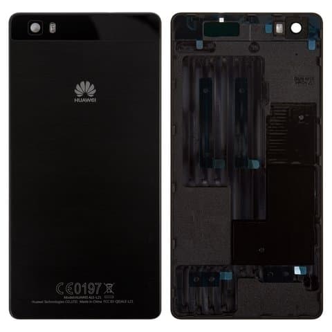 Задняя крышка Huawei P8 Lite, ALE-L21, черная, Original (PRC) | корпус, панель аккумулятора, АКБ, батареи