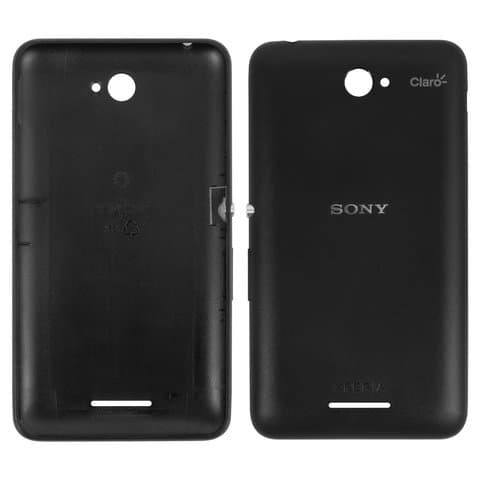 Задняя крышка Sony E2104 Xperia E4, E2105 Xperia E4, E2115 Xperia E4, E2124 Xperia E4, черная, пластик, Original (PRC) | корпус, панель аккумулятора, АКБ, батареи