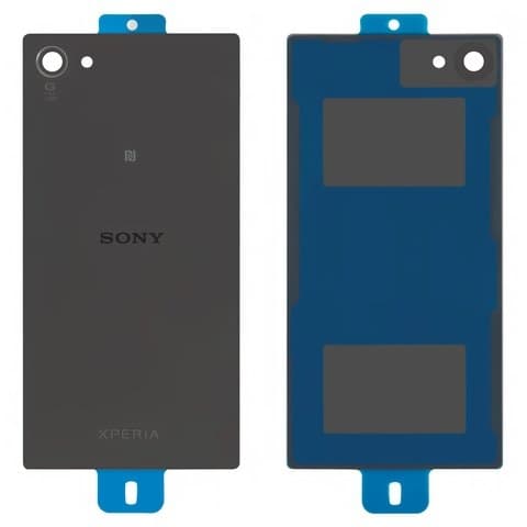 Задняя крышка Sony E5803 Xperia Z5 Compact, E5823 Xperia Z5 Compact, серая, Graphite Black, Original (PRC) | корпус, панель аккумулятора, АКБ, батареи