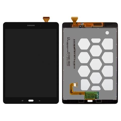 Дисплей Samsung SM-T550 Galaxy Tab A 9.7, SM-T555 Galaxy Tab A 9.7, чорний | з тачскріном | Original (PRC) | дисплейный модуль, экран