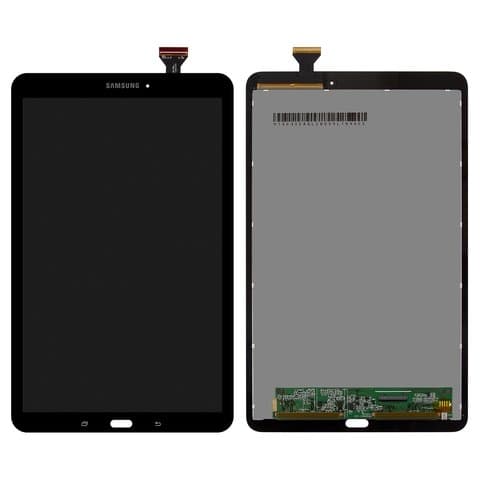 Дисплей Samsung SM-T560 Galaxy Tab E 9.6, SM-T561 Galaxy Tab E, чорний | з тачскріном | Original (PRC) | дисплейный модуль, экран