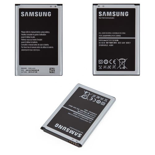 Акумулятор Samsung SM-N900 Galaxy Note 3, SM-N9000 Galaxy Note 3, SM-N9005 Galaxy Note 3, SM-N9006 Galaxy Note 3, SM-N9009 Galaxy Note 3, B800BC, B800BE, Original (PRC) | 3-12 міс. гарантії | АКБ, батарея, аккумулятор