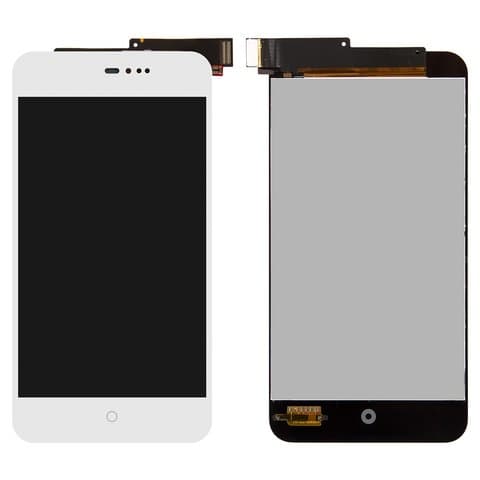 Дисплей Meizu MX2, белый | с тачскрином | Original (PRC) | дисплейный модуль, экран, монитор