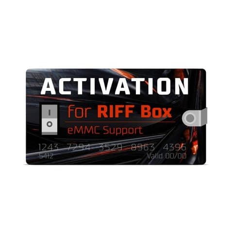 Активация поддержки eMMC RIFF Box