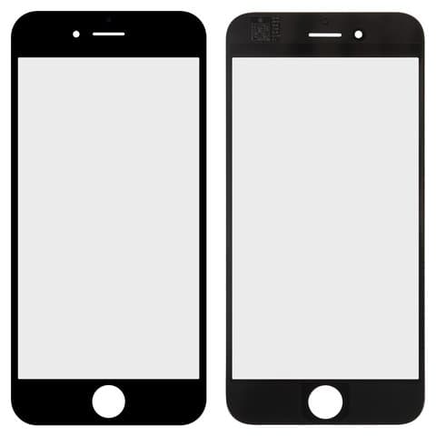 Стекло дисплея Apple iPhone 6, черное | стекло тачскрина