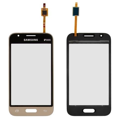 Тачскрин Samsung SM-J105 Galaxy J1 Mini (2016), SM-J106 Galaxy J1 Mini Prime (2016), золотистый, Original (PRC) | сенсорное стекло, экран