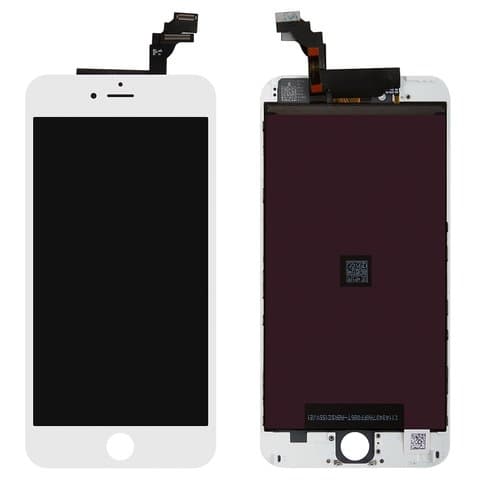 Дисплей Apple iPhone 6 Plus, белый | с тачскрином | Copy, Tianma | дисплейный модуль, экран, монитор