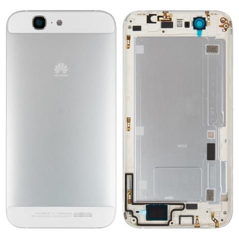Задняя крышка Huawei Ascend G7, белая, с боковыми кнопками, без лотка SIM-карты, Original (PRC) | корпус, панель аккумулятора, АКБ, батареи
