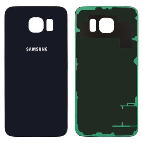 Задняя крышка Samsung SM-G920 Galaxy S6, синяя, Original (PRC) | корпус, панель аккумулятора, АКБ, батареи
