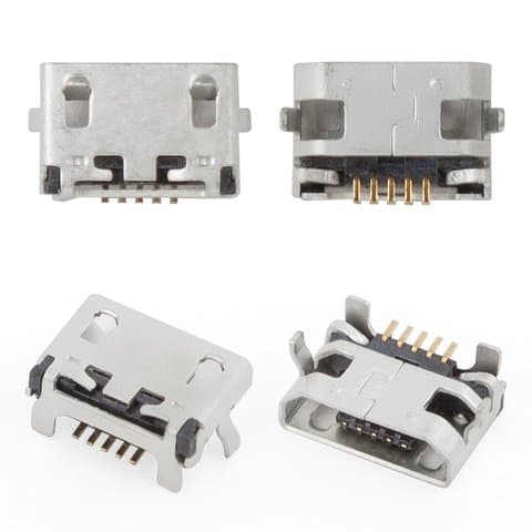 Коннектор зарядки Lenovo IdeaTab A10-70 (A7600, A5000, A7000, 5 pin, micro-USB, (гнездо, разъем, слот)