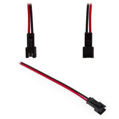 Соединительный кабель 2-контактный JST светодиодных лент SMD3528, female-разъем (