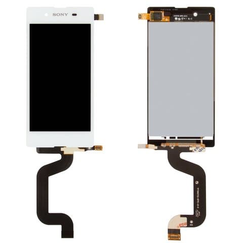 Дисплей Sony D2202 Xperia E3, D2203 Xperia E3, D2206 Xperia E3, белый | с тачскрином | Original (PRC) | дисплейный модуль, экран