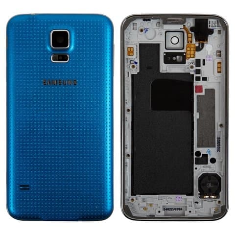 Корпус Samsung SM-G900 Galaxy S5, голубой, Original (PRC), (панель, панели)