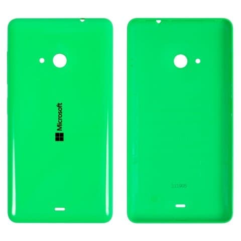 Задняя крышка Microsoft (Nokia) Lumia 535 Dual SIM, RM-1090, зеленая, с боковыми кнопками, оригинал | корпус, панель аккумулятора, АКБ, батареи