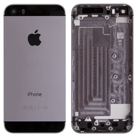 Корпус Apple iPhone 5S, чорний, (качество AAA), (панель, панели)