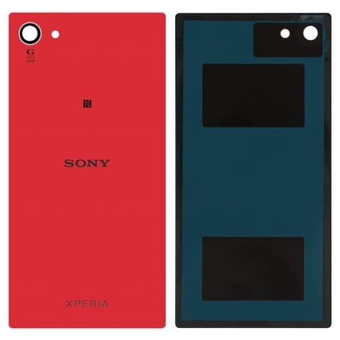 Задняя крышка Sony E5803 Xperia Z5 Compact, E5823 Xperia Z5 Compact, красная, Coral, Original (PRC) | корпус, панель аккумулятора, АКБ, батареи