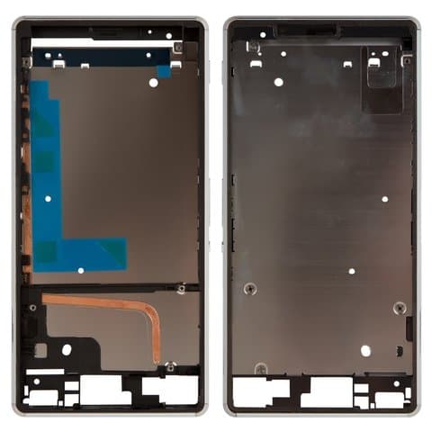Рамка (основа) крепления дисплея Sony D6603 Xperia Z3, D6643 Xperia Z3, белая, Original (PRC)
