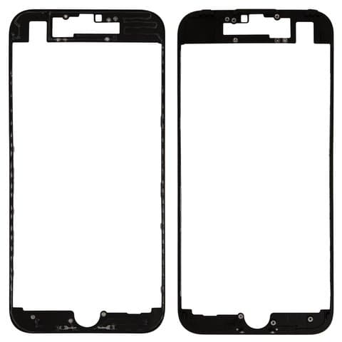 Рамка (основа) крепления дисплея Apple iPhone 7, черная, Original (PRC)