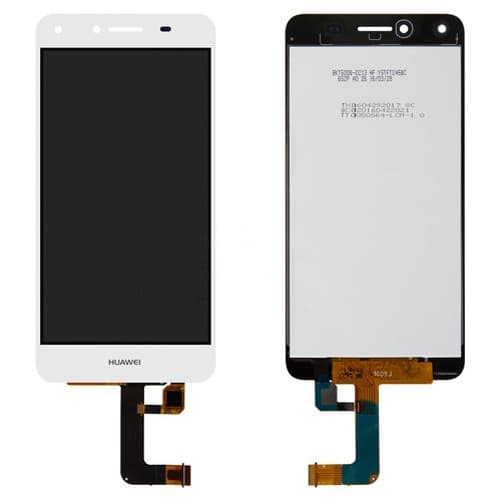 Дисплей Huawei Y5 II, CUN-U29, CUN-L21, белый | с тачскрином | Original (PRC), логотип Huawei | дисплейный модуль, экран, монитор