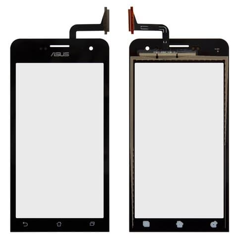 Тачскрин Asus Zenfone 5 Lite (A502CG), чорний | Original (PRC) | сенсорное стекло, экран
