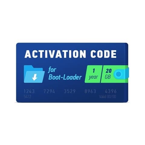 Активационный код Boot-Loader 2.0 (1 год, 20 ГБ)