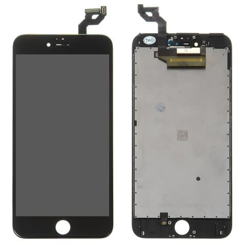 Дисплей Apple iPhone 6S Plus, черный | с тачскрином | Original (реновация) | дисплейный модуль, экран, монитор