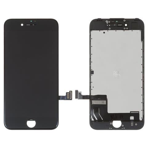 Дисплей Apple iPhone 7, черный | с тачскрином | Original (реновация) | дисплейный модуль, экран, монитор