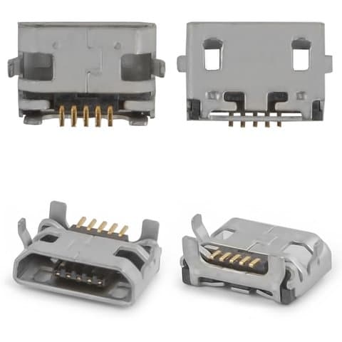 Коннектор зарядки Sony E2104 Xperia E4, E2105 Xperia E4, E2115 Xperia E4, E2124 Xperia E4, 5 pin, тип 5, micro-USB, (гнездо, разъем, слот)